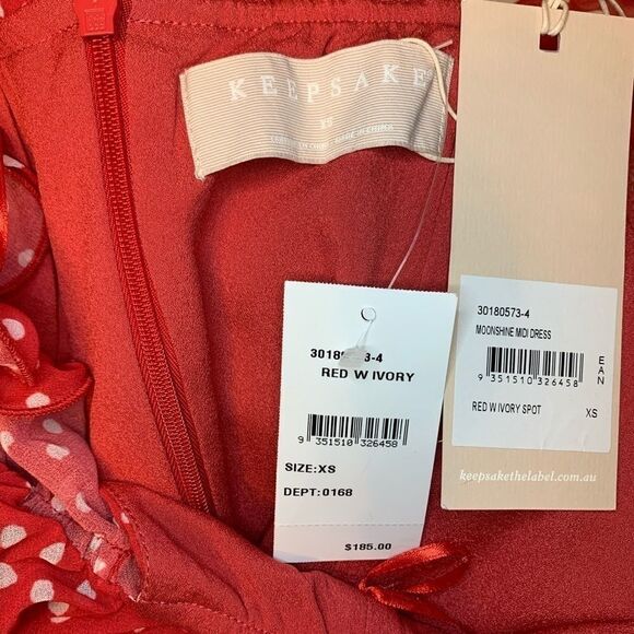 Keepsake The Label Moonshine Ruffle Midi Dress - Picture 8 of 8